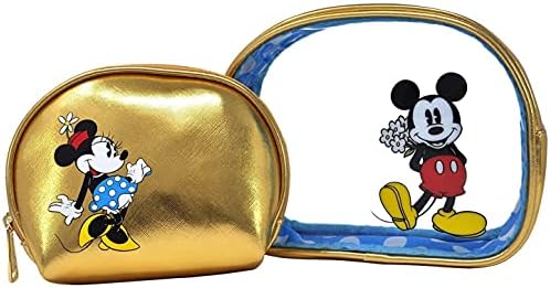 Loungefly Disney Kozmetičkih Putne Torbe - 2 Komad Set Mickey & Minnie Mouse Otisak