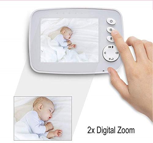 DBM-TOR Bebi Monitor, 3.2 LCD Video Bebi Monitor sa Zoom Digitalna Kamera, noćno, Dva Puta Zvuk, Temperatura