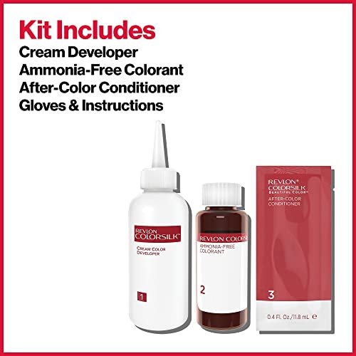 Lak Colorsilk Lijepa Haircolor Amonijak-besplatno Trajno Haircolor (Pakovanje od 12) (50 Svjetlo Ash Brown)